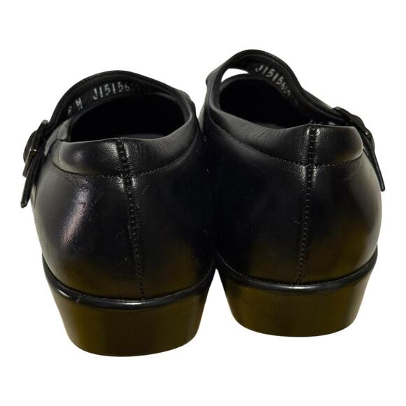 SAS Mary Jane Black Leather Comfort Walking Shoes Women’s Size 8W Wide - Picture 6 of 8